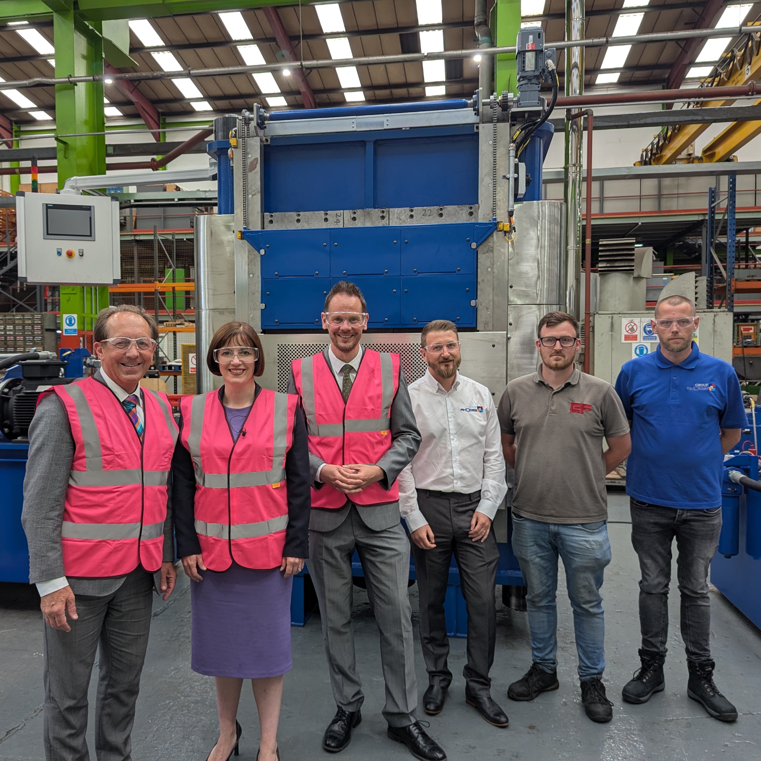 Secretary of State for Education visits Group Rhodes in Wakefield